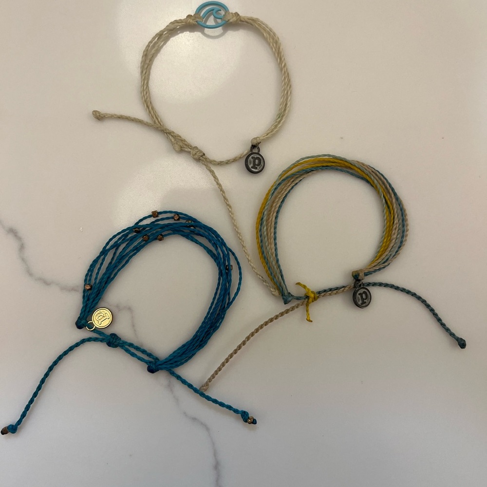 Pura Vida String Bracelets Set of 3